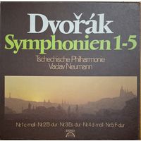 Dvorak, Tschechische Philharmonie, Vaclav Neumann – Symphonien 1-5 (4LP)