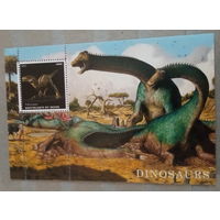 СЕРИЯ Блоков динозавры рептилии фауна MNH