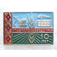 Главполесьеводстрой 10 лет.