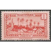 Мартиника. Деревня островитян. 1933г. Mi#126.