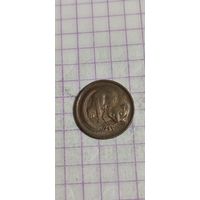 Австралия 1 цент 1975