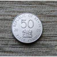Werty71 Кения 50 центов 2005
