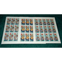 СССР.1980, май-июнь. Полет в космос пятого международного экипажа (СССР-ВНР).ПОЛНАЯ СЕРИЯ В ЧИСТЫХ ЛИСТАХ.