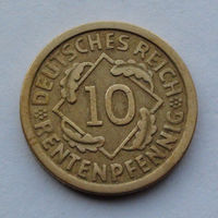 Германия - Веймарская республика 10 рентенфеннигов. 1924. A