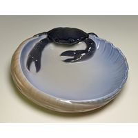 Блюдо с крабом Royal Copenhagen Denmark, с рубля!