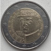 Словакия 2 евро 2019 г. 100 лет со дня смерти Штефаника