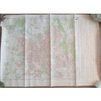 Карта Минска 1982