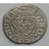 Рыжскi Кiрмаш! Солид 1618, Рига, Сигизмунд III.