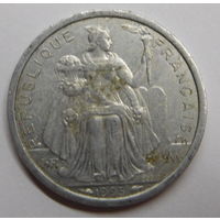 Французская Полинезия 1 франк 1993 г