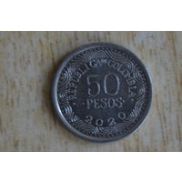 Колумбия 50 песо 2020