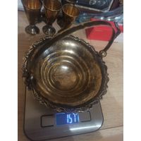 Конфетница серебро,СССР ,875 проба.