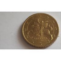Литва 2015 50 евроцентов