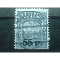 Польша 1934 Стандарт, герб Надпечатка