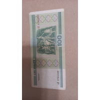 100 рублей 2000 серия ьП