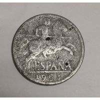 Испания 10 сентим 1953