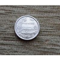 Werty71 Французская Полинезия 50 сантимов 1965 Блеск