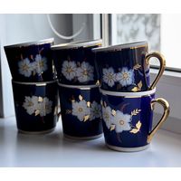 Фарфоровые чашки, Яблоневый цвет, СССР