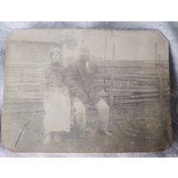 Старое фото в лаптях 1932 г