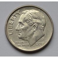 США, 10 центов (1 дайм), 2017 г. Р