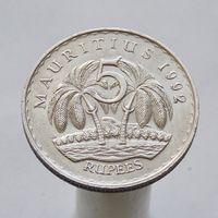 Маврикий 5 рупий 1992