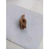 Из глины свистулька конь динозаврик