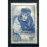 Франция - 1940г. - Жорж Гинемер, лётчик-истребитель - 1 марка - полная серия, MH [Mi 474]. #2-Fr-33-A-2