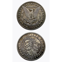 КОПИЯ 1 доллар 1885 Моргана Раздвоение Личности