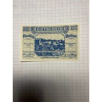 50 геллеров (нотгельды) Австрия.-2212