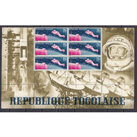 Космос. Космонавты и астронавты. Того. 1965. 2 марки в листах. Michel N 487-488 (26,4 е).