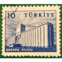 Турция 1960. Промышленность. Элеватор зерно хранилище в Анкаре