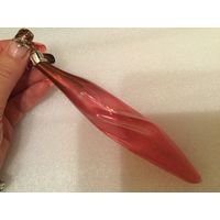 Ёлочная игрушка Сосулька Пламя, СССР