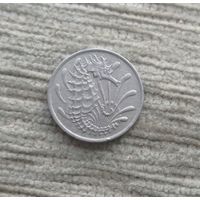 Werty71 Сингапур 10 центов 1968 морской конек