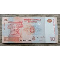 Werty71 Конго 10 Франков 2003 UNC Банкнота