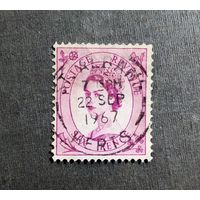 Марка Великобритания 1960-1967 год Королева Елизавета II
