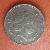 Великобритания 1 фунт 2004 г., Мост Форт-Бридж в Шотландии, KM# 1048