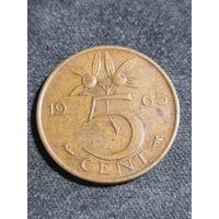 Нидерланды 5 центов 1965