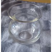 Маленькая ваза Флора. Стекло. 9х7,4 см.