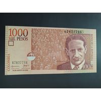 Колумбия. 1000 песо (образца 18.08.2009 года, P456l, UNC)