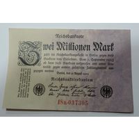 2 миллиона марок 1923 г. Германия