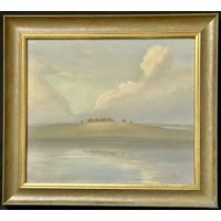 Батальонок Е.Е. 1946 г.р. "Прадвячэрнiя аблокi" (бел.), 1990 год; 29/35 см.