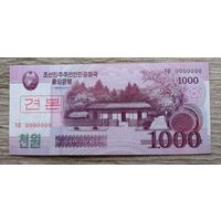 Werty71 КНДР Северная Корея 1000 вон 2008 UNC банкнота