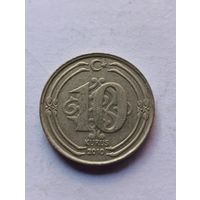Турция. 10 Куруш 2010 года. (4).