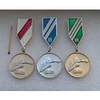 Медали спортивные. Комплект. Бокс.