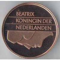 КОРОЛЕВСТВО НИДЕРЛАНДЫ 5 ЦЕНТОВ 2000. ПРУФ. РЕДКОСТЬ (15000 шт.)