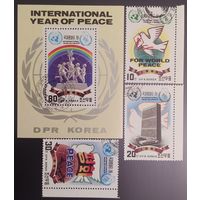 КНДР 1986 год мира.