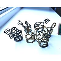 Подстаканники маленькие. ( 6 шт. )
