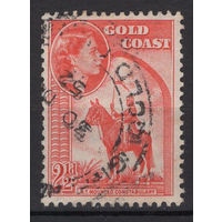 Золотой берег / Gold Coast 1952  Воин, Mi 142, гашеная
