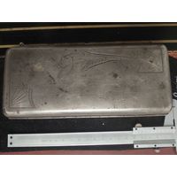 Сумка клатч серебро