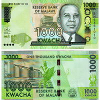 Малави 1000 квача 2024 год UNC