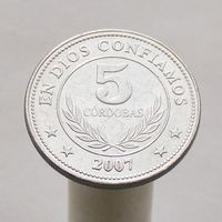 Никарагуа 5 кордоба 2007